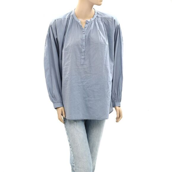 Nili Lotan Neville Tunic Shirt Top Cotton Long Sleeve Oversized Formal M 285749 - Picture 6 of 10